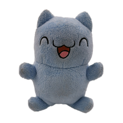 Клиенты логотип Mini Soft Wathet Cat Плюш игрушка Мультфильм Плюш игрушка OEM/ODM