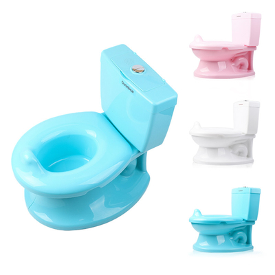 EN71 Сертифицированный детский туалетный туалетный горшок Custom Logo Accepted Blue Pink White Pure Color Toilet Trainer