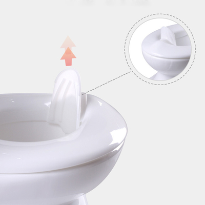 EN71 Сертифицированный детский туалетный туалетный горшок Custom Logo Accepted Blue Pink White Pure Color Toilet Trainer