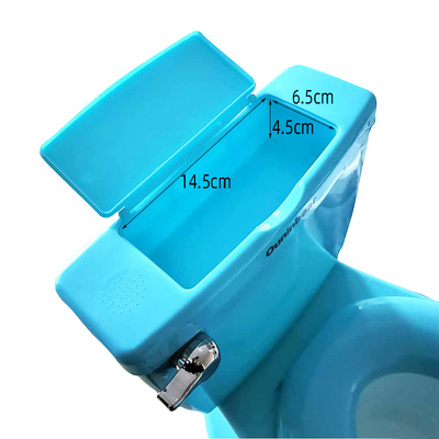 Custom Logo Print Blue Baby Potty Toilet с сертифицированными материалами EN71