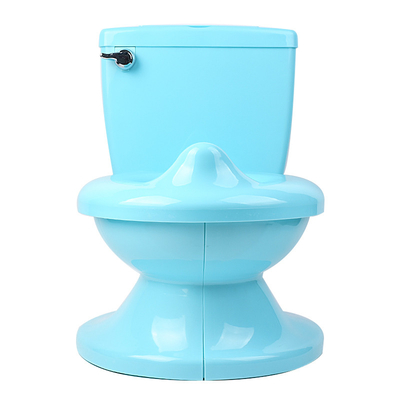 Custom Logo Print Blue Baby Potty Toilet с сертифицированными материалами EN71