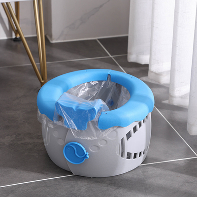 Custom Logo Baby Toilet Potty in Serenity Blue Ocean Friendly PP TPE для тренировки в туалете