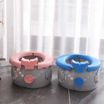 Custom Logo Baby Toilet Potty in Serenity Blue Ocean Friendly PP TPE для тренировки в туалете